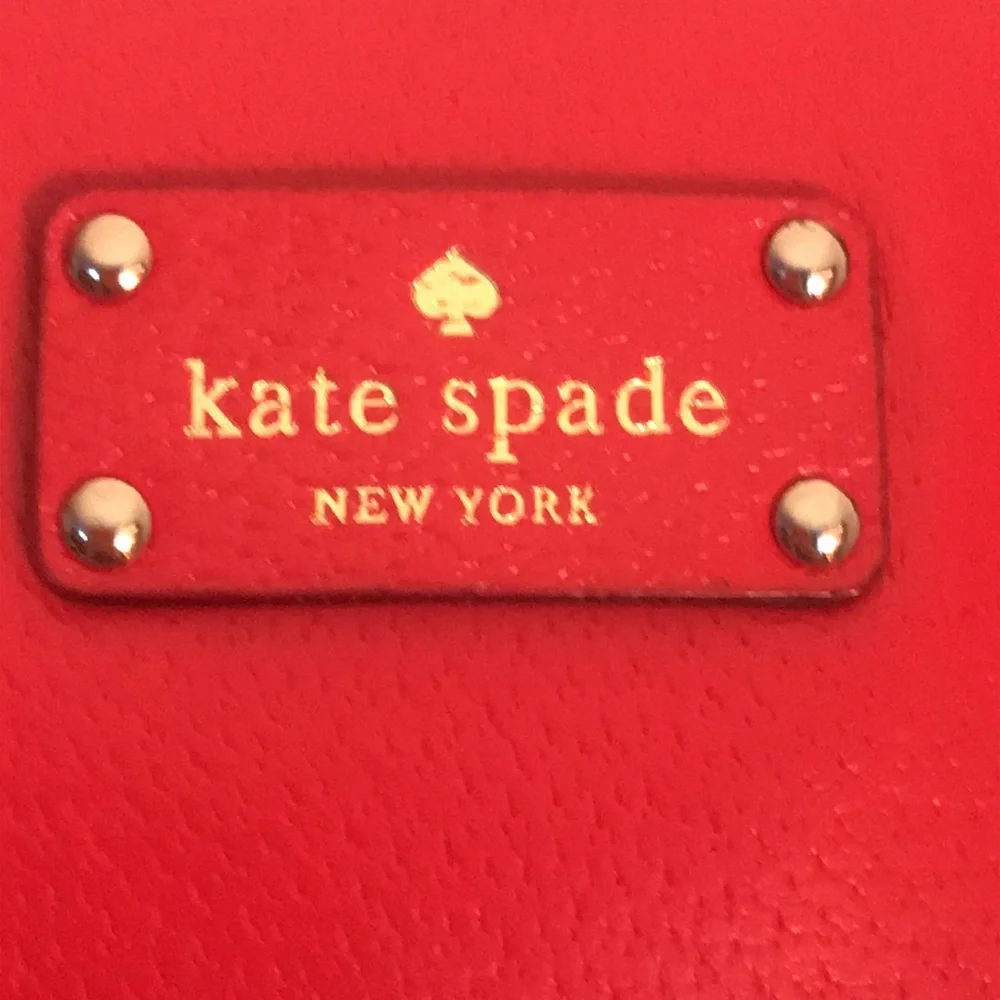 Kate ♠️ Wellesley Quinn Bag in red geranium)Tote - Picture 6 of 15